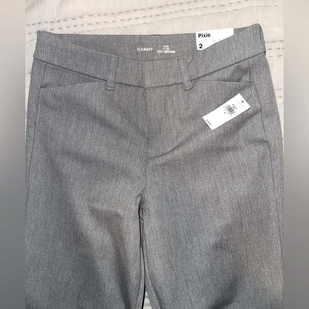Old Navy Gray Pixie Pants